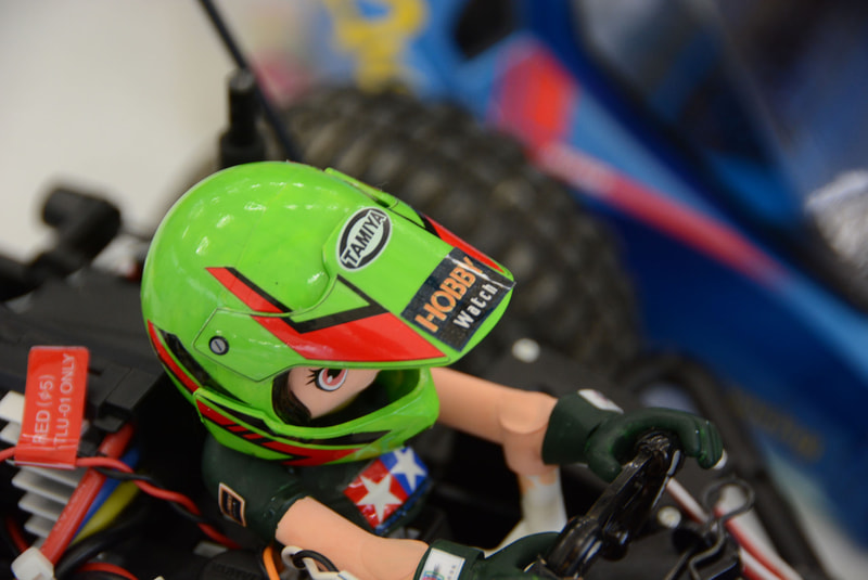 こもと氏のエントリーカー。ヘルメットにHOBBY Watchのロゴが