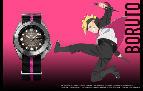 セイコー 5スポーツ」よりTVアニメ「NARUTO-ナルト-」・「BORUTO セイコー 5スポーツ」よりTVアニメ「NARUTO-ナルト-」・「BORUTO