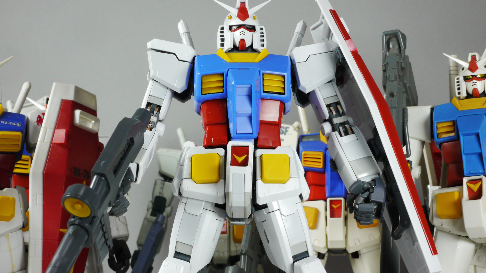 全てではありませんが1995年から作りに作った78ガンダムとそのバリエーション。それぞれの解釈や技術革新でいろんなアプローチの78ガンダムがありましたね