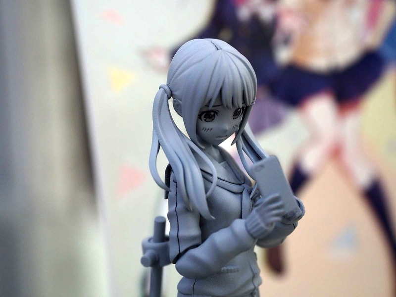 まだ塗装されていないが、それでもこれだけ表情が豊かとは