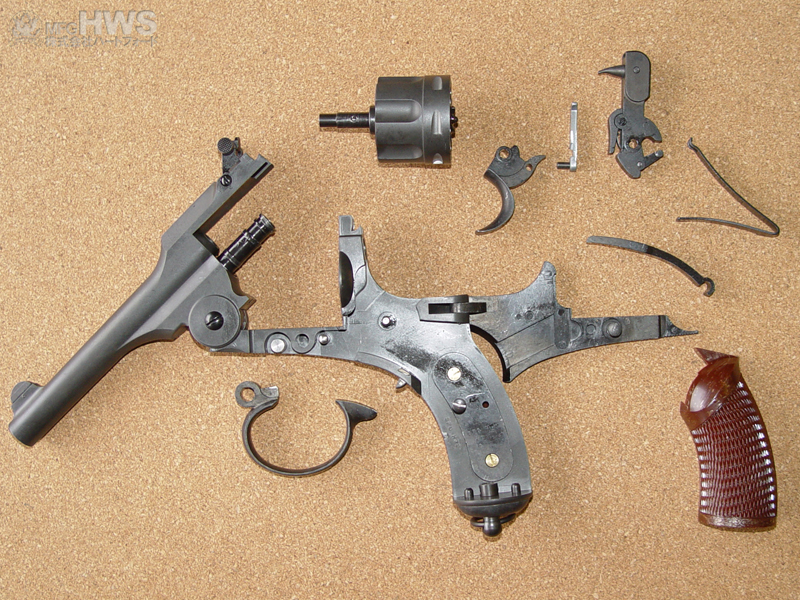 実銃同様に工具なしでの分解が可能