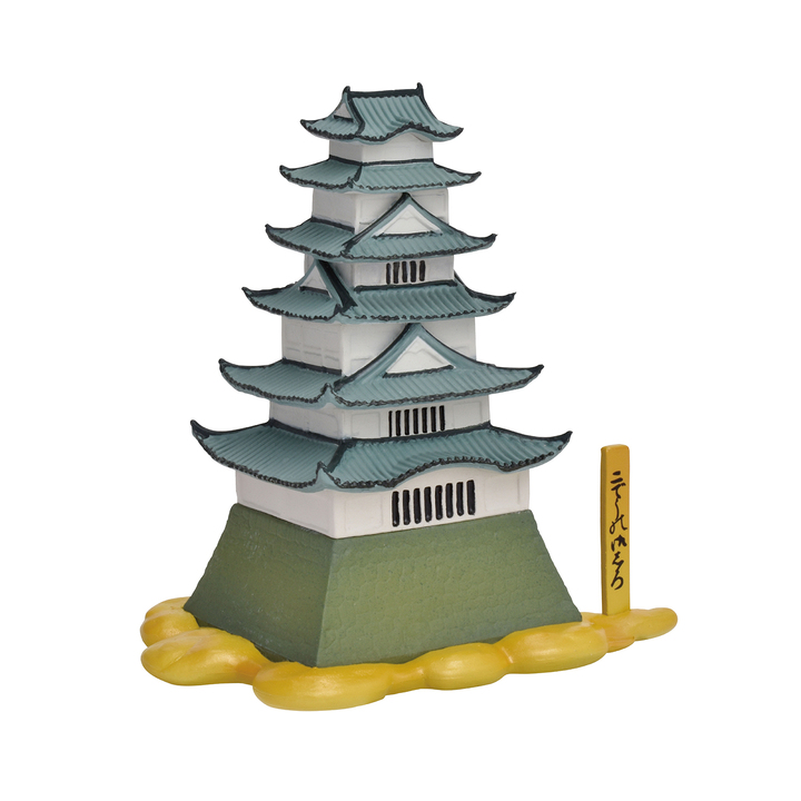 天守（洛中洛外図屏風【池田本】より再現）