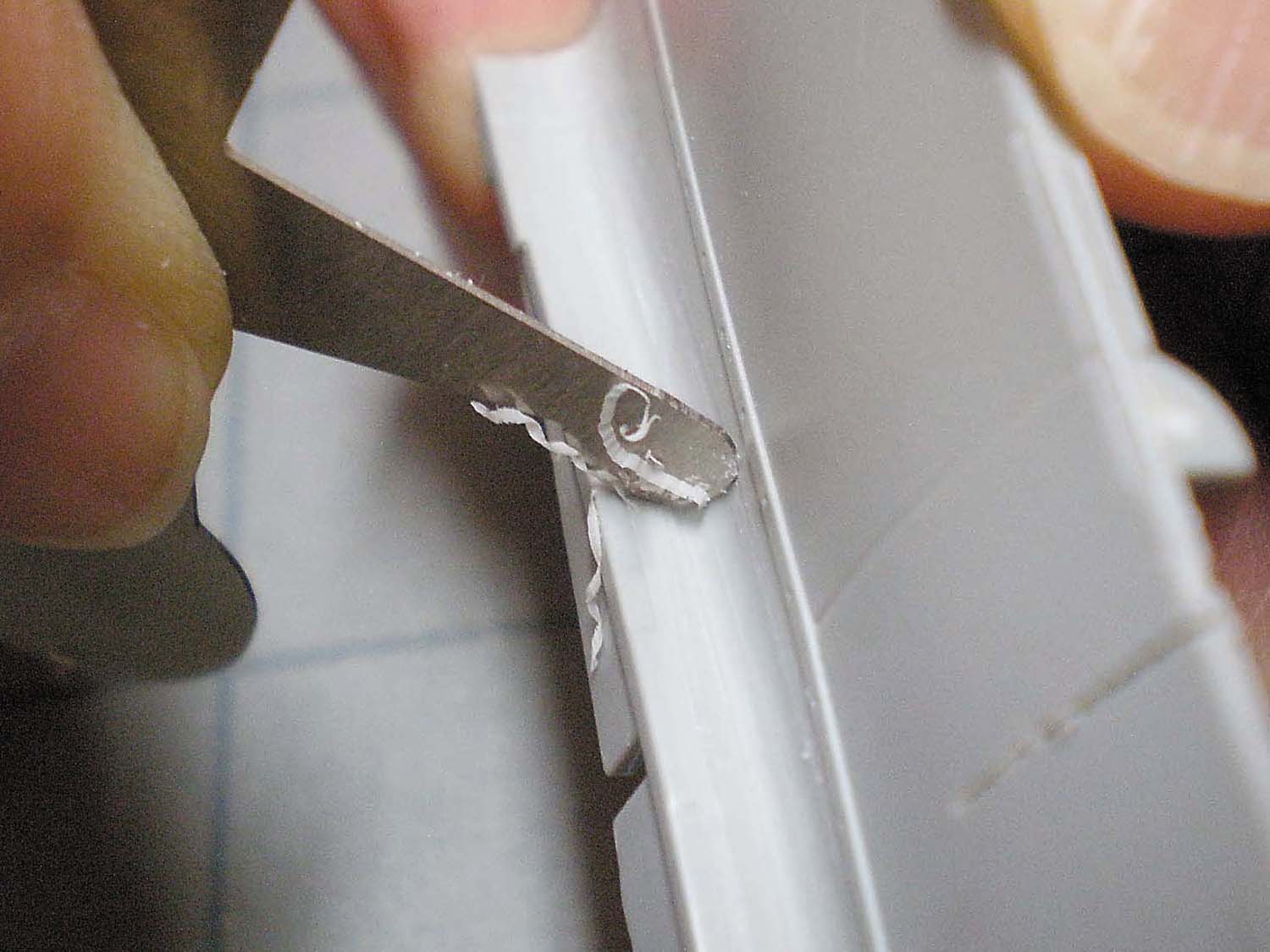 内側小Rの加工、修正に