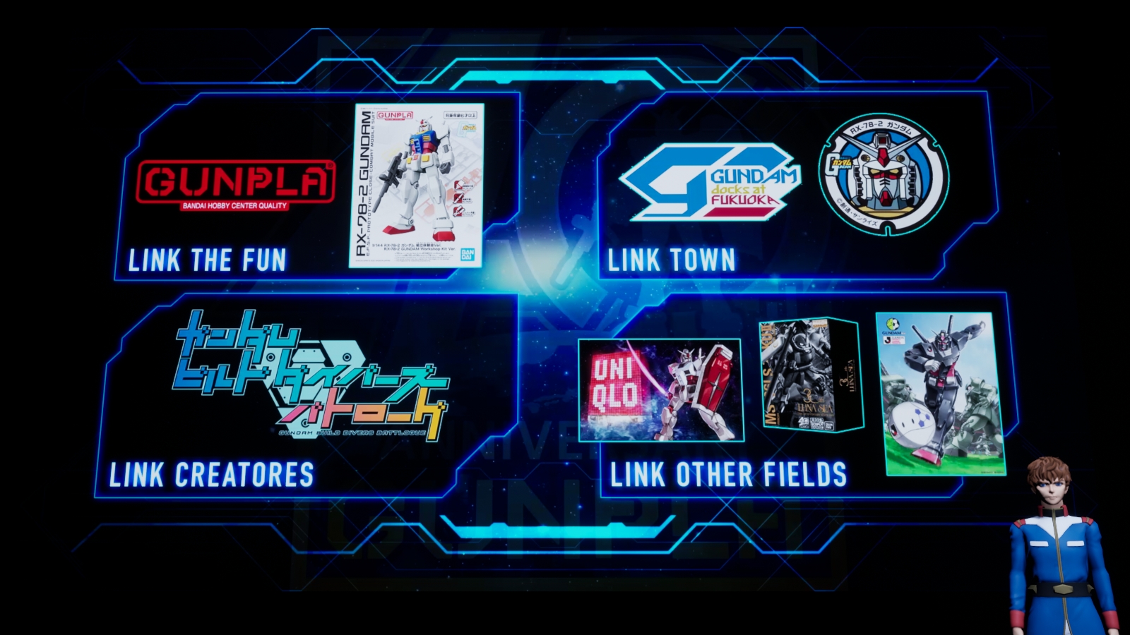 ガンプラと様々なモノ、人、想いをつなぎ、そのガンプラへの想いをそれぞれの形で表現し、未来へ繋ぐ「GUNPLA LINK PROJECT」