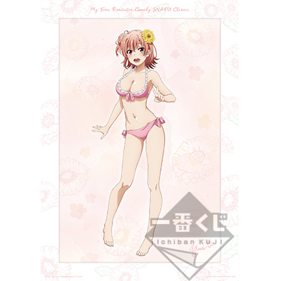 「由比ヶ浜結衣 フレーム付きイラストボード」