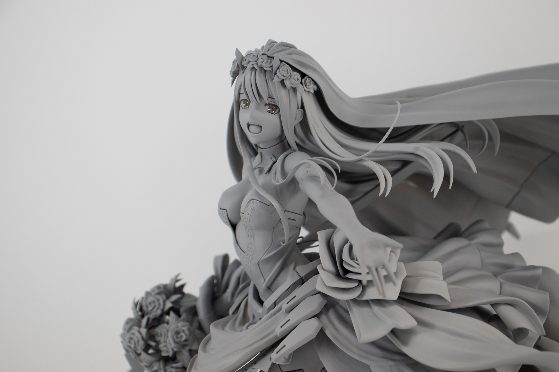 すさまじいボリューム感のスカート