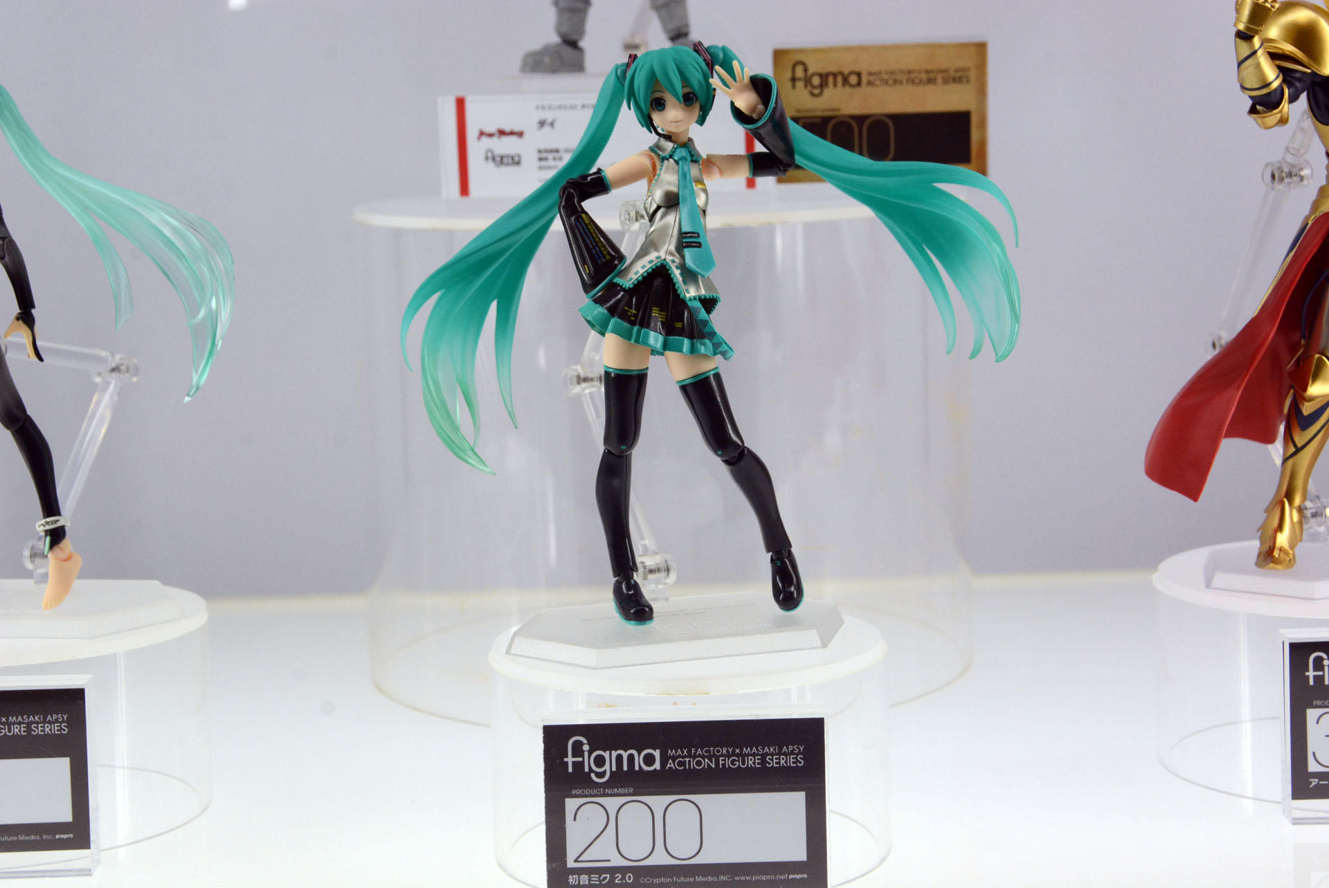 figma500体目を記念する展示が行なわれている