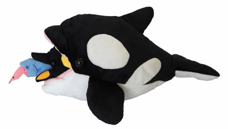 オキアミ→魚→ペンギンの順番にシャチの腹に入れることができる