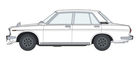 チンスポイラーでカスタム！ ハセガワ、プラモデル「ダットサン ブルー