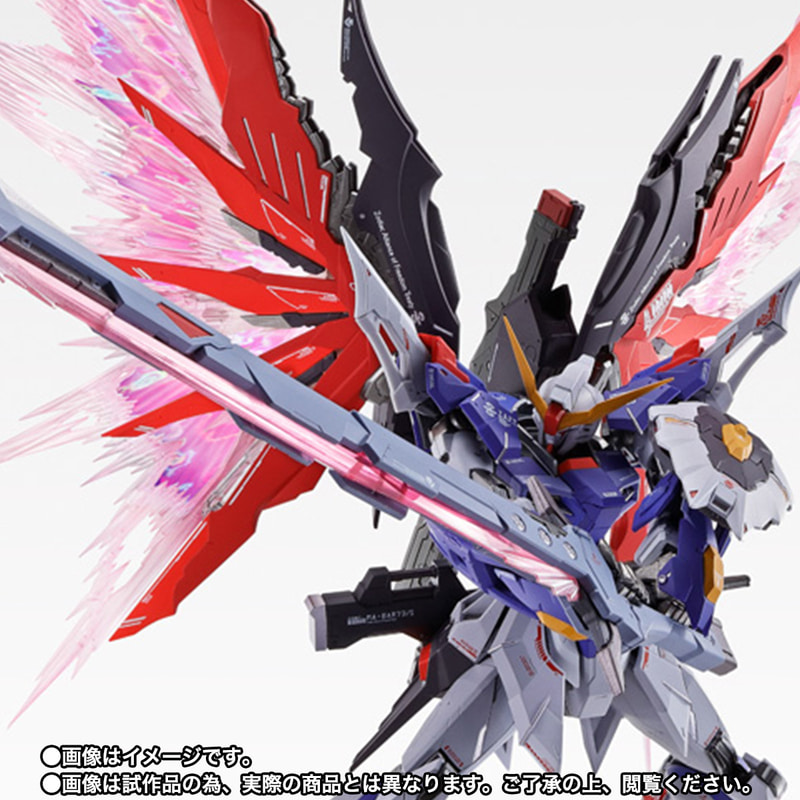 <strong class="em ">METAL BUILD【開催記念商品／事前販売】デスティニーガンダム SOUL RED Ver.</strong>/価格：23,000円（税別）