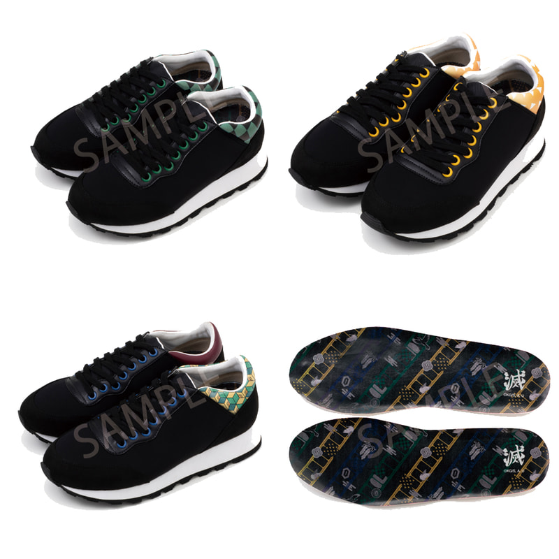 中敷きは「鬼滅の刃」仕様