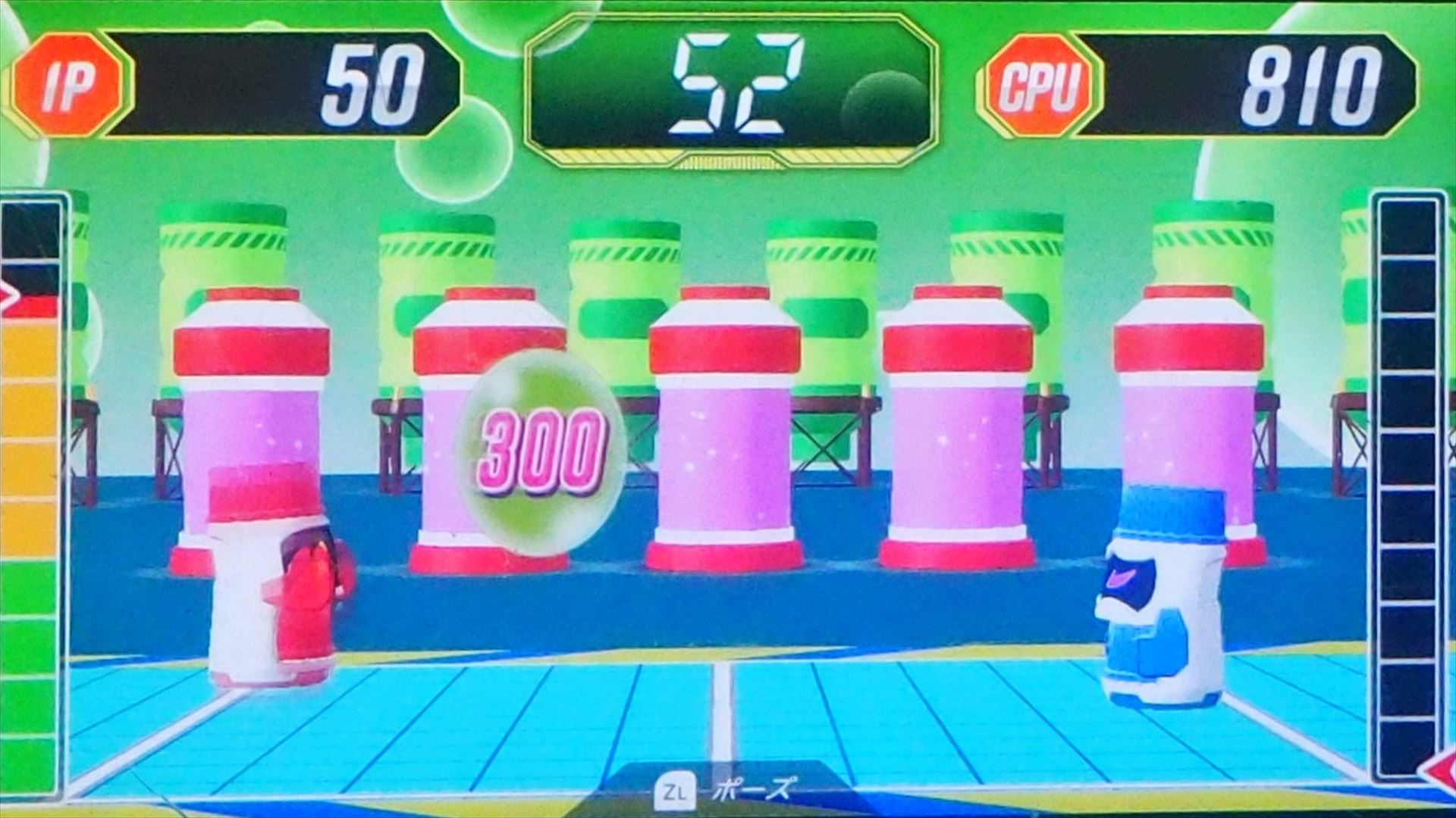 左右のパワーゲージが高いときを狙ってシュートすると強力なスマッシュを相手に返せ