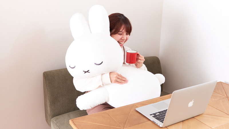 通常のものよりも細かな綿を使い“もふもふ“とした触り心地、抱き心地を実現