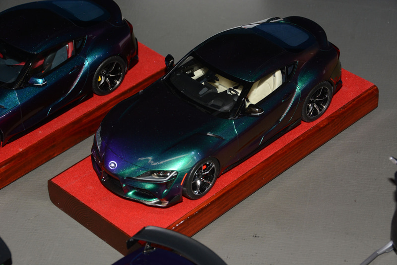 高い技術を感じさせる作例が多い。車やバイクから作り手の思い入れが伝わってくる