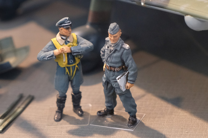 1/48のフィギュアは大体3.8cmぐらいだが、信じられない緻密さ