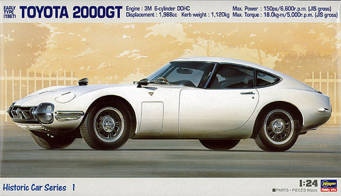 ハセガワより、「トヨタ 2000GT “1967”」が11月13日ごろに再販 - HOBBY