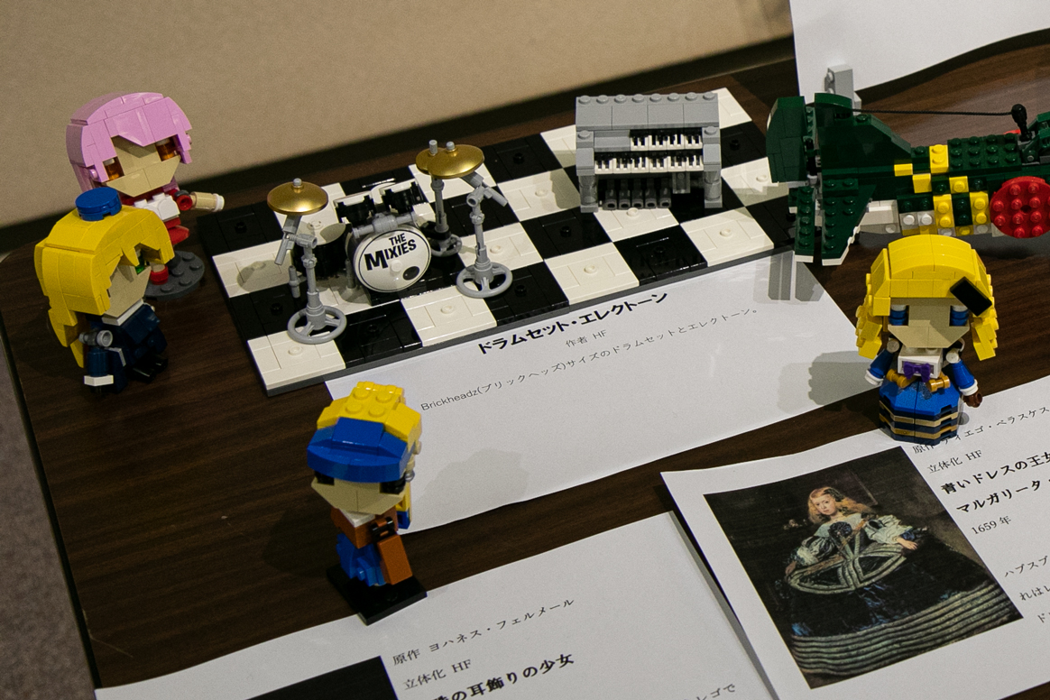 有名な絵画を立体化。2Dを3Dにするアプローチはアニメキャラなどに多いのでかなり新鮮だった