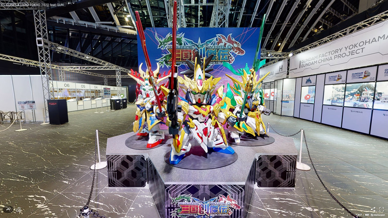 2021年はSDガンダムが2作品も放送されるとのことで展示も