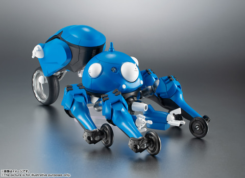 ❗️お値下げ中❗️【中古】バンダイROBOT魂　攻殻機動隊 タチコマ フィギュア 青 フォトレビュー】ROBOT魂〈SIDE GHOST〉 タチコマ -攻殻機動隊 S.A.C.