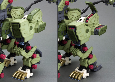 HMMゾイド」より驚異の重武装形態「RZ-041 ライガーゼロ パンツァー