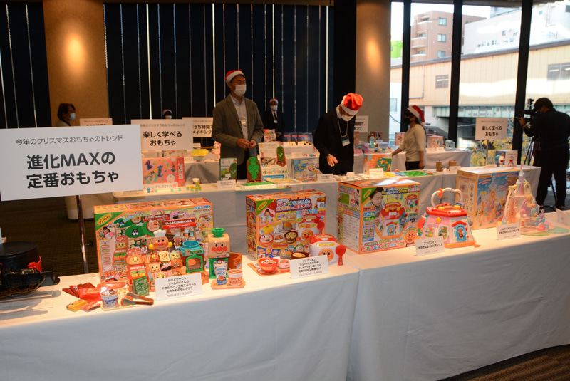 会場には各社のトレンドトイが紹介されていた