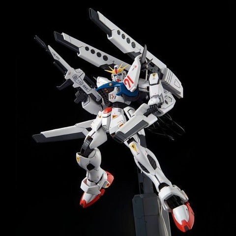 機動戦士ガンダム F91-MSV」より幻の装備をまとったガンダムF91の