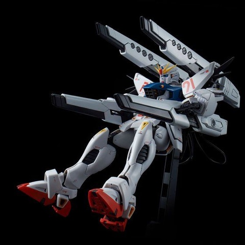 MMJ×ガンプラ 機動戦士ガンダム F91-MSV」より幻の装備をまとったガンダムF91の