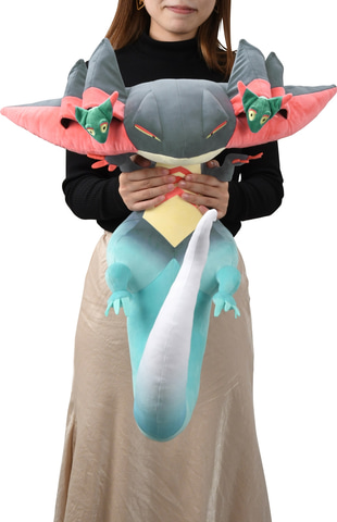 全長約100cmのワンギミックぬいぐるみ！「ポケモンぬいぐるみ ドでか