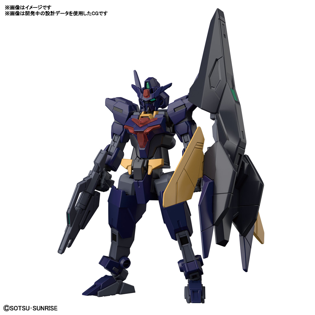 アニメ「機動戦士Zガンダム」の序盤の黒いガンダムMk-II風のカラー