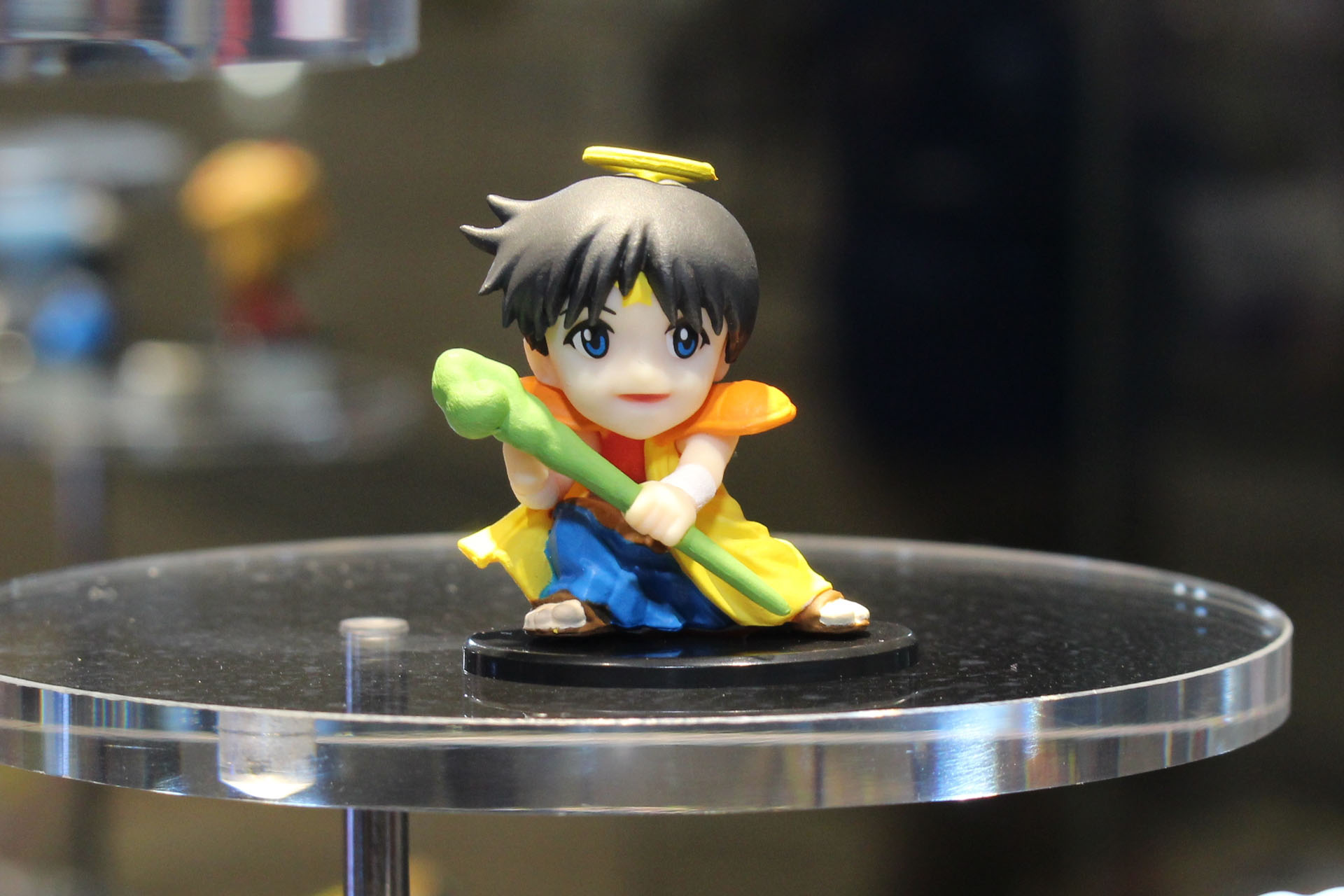 天使となったエヴァ初号機とシンジ君。会場には全7種のうち、5種が展示されていた