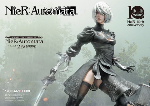 ゲームキャラクター MASTERLINE NieR:Automata 1/4 Scale 1/4サイズの超精密フィギュア「SQUARE ENIX MASTERLINE NieR:Automata
