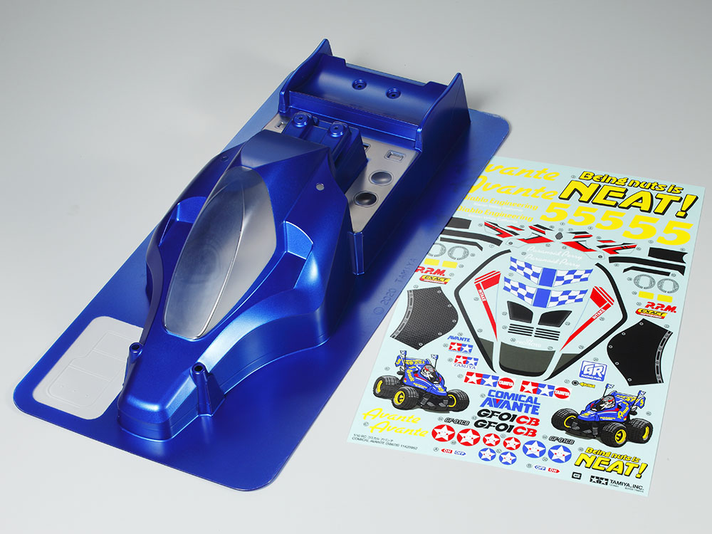 塗装済みのボディ