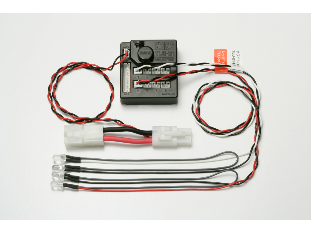 「ホップアップオプションズ No.909 OP.909 タミヤLEDライトユニット（TLU-01）」3,740円(税込)