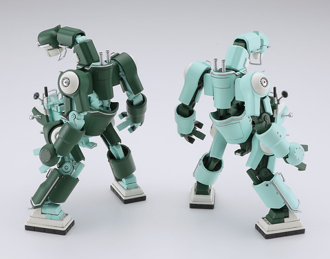 プラモデル「メカトロチューブ1号 No.01 “うすみどり＆みどり”」、2021