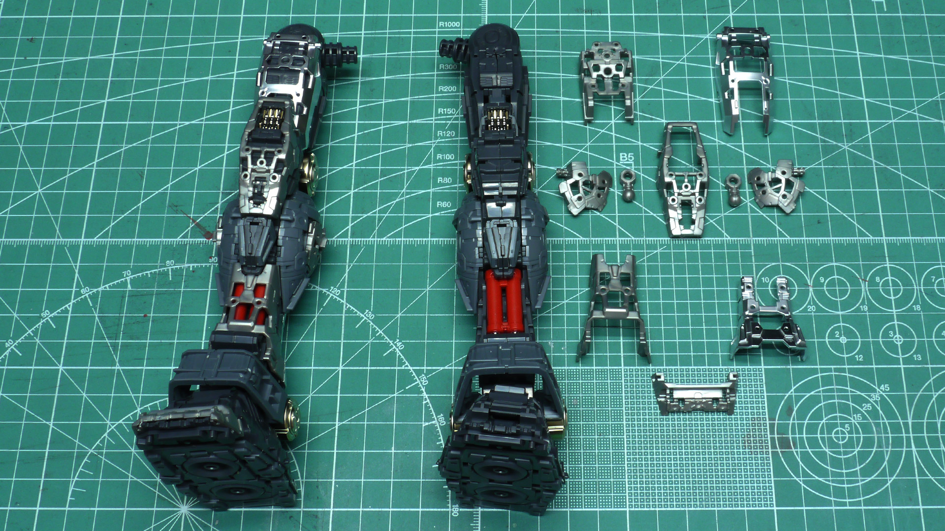 2周目というイメージだと面倒そうな雰囲気ありますが、実際にこの程度のパーツ量となります