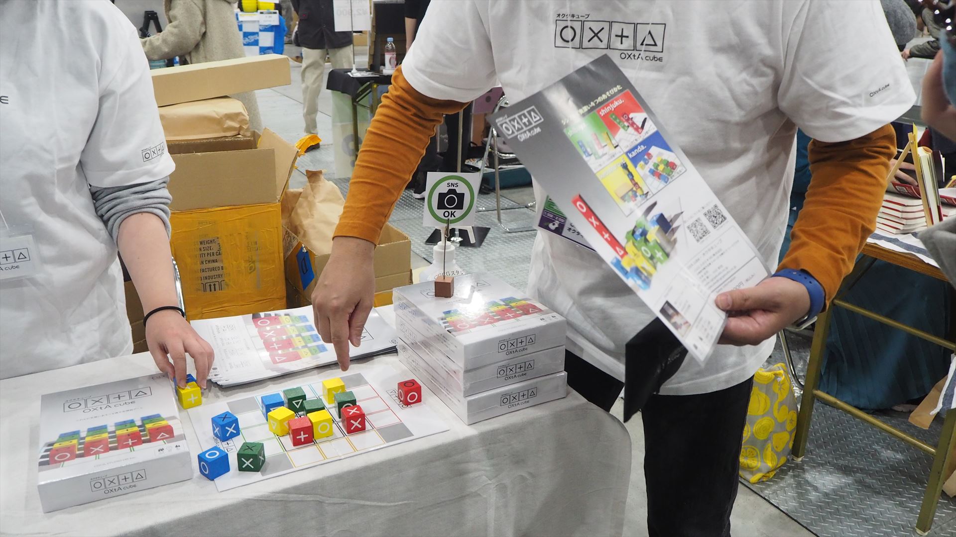 ゲームマーケットでの実演販売も好評だったという