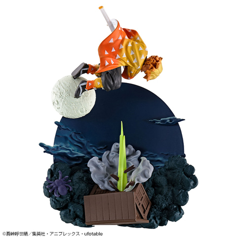 那田蜘蛛山での激闘を小型ジオラマで再現！「鬼滅の刃 情景乃箱