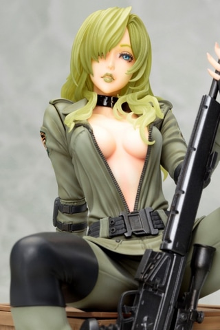 箱無し 中古美品　メタルギア ソリッド 美少女 スナイパーウルフ フィギュア 中古】S未開封)メタルギアソリッド美少女 スナイパーウルフ 1/7