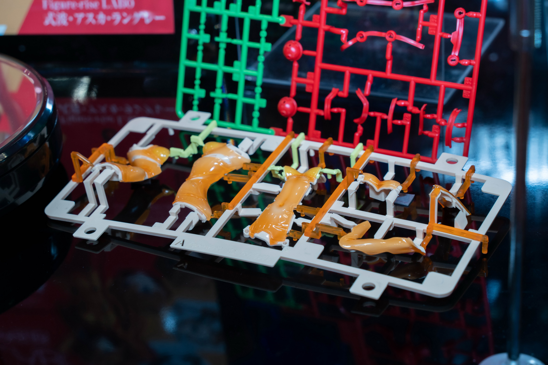 2020年12月のエヴァンゲリオンワンフェスでの展示より。テストショットのランナーも一緒に展示されていましたが、その構造などとても興味深いものになっていました