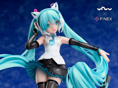YOWU 妖舞 初音ミク 猫耳ヘッドホン 妖舞YOWU×F：NEX 初音ミク 猫耳ヘッドフォンVer. 1/7 完成品