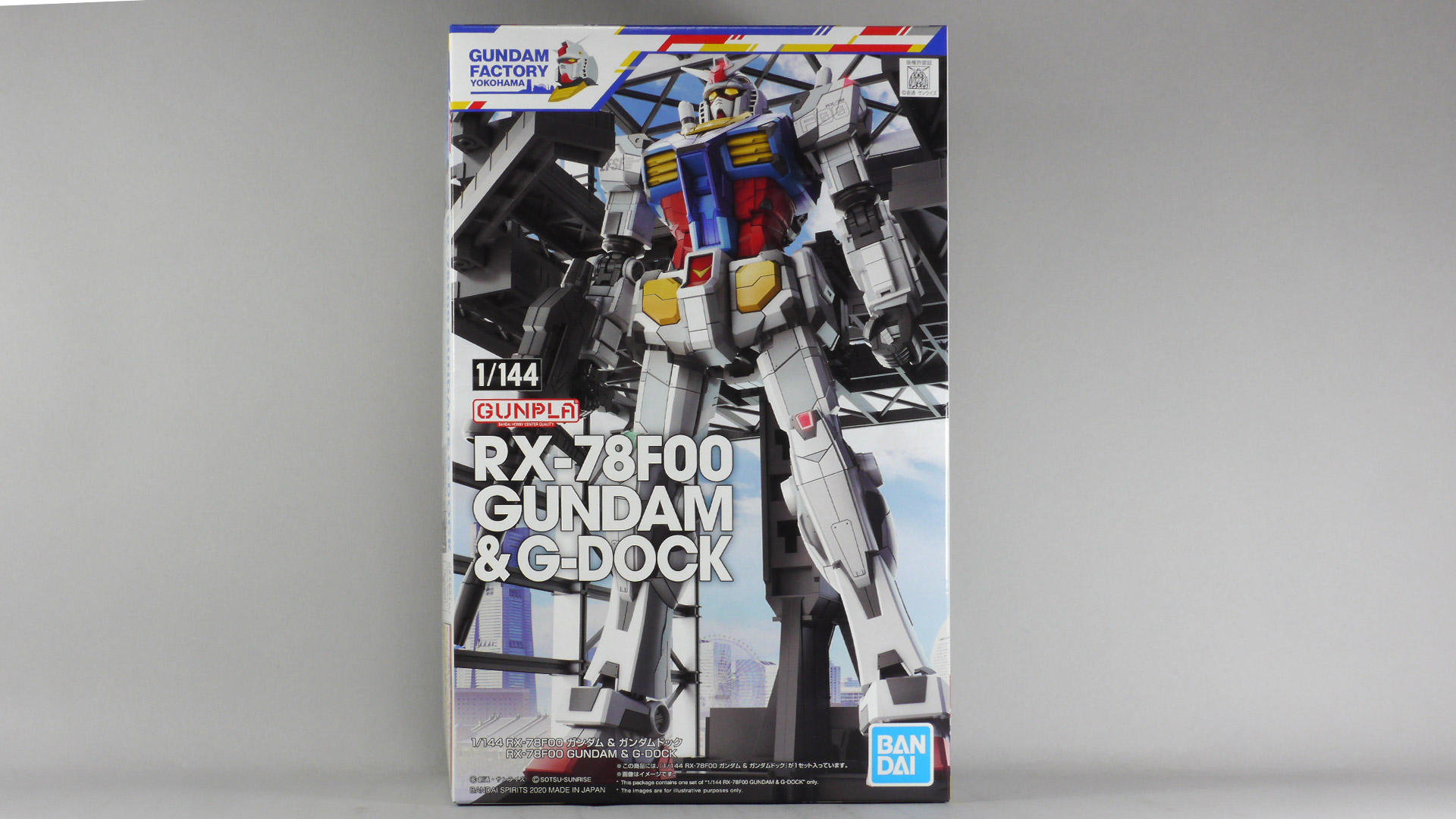 完成したガンダムとGドック