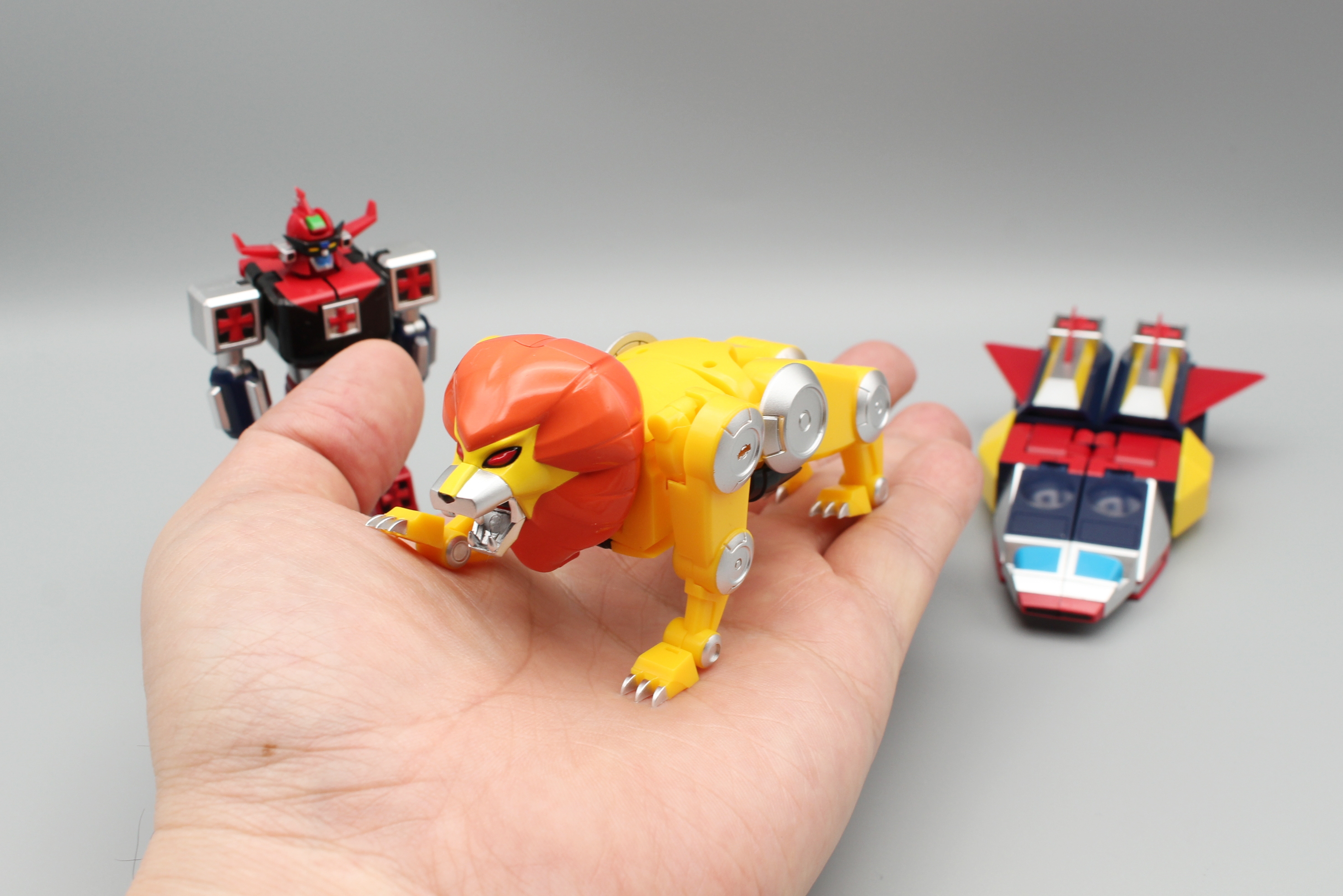 サイズ感はこんな感じ。手乗りベラリオスという感じ