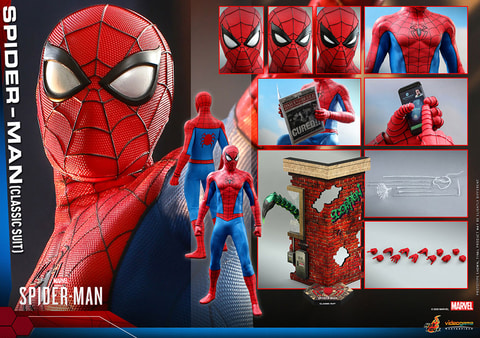 Ｍａｒｖｅｌ’ｓ　Ｓｐｉｄｅｒ－Ｍａｎ　スパイダースーツ格納庫 （６体セット） スパイダーマン』をアイアンマン・スーツのように格納、6体