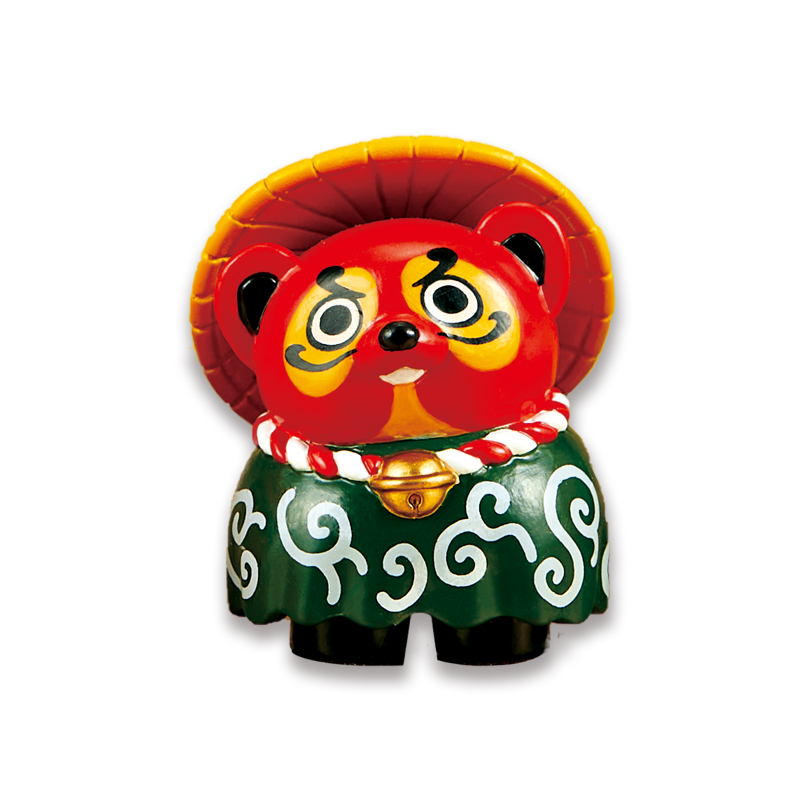 たぬき×獅子舞