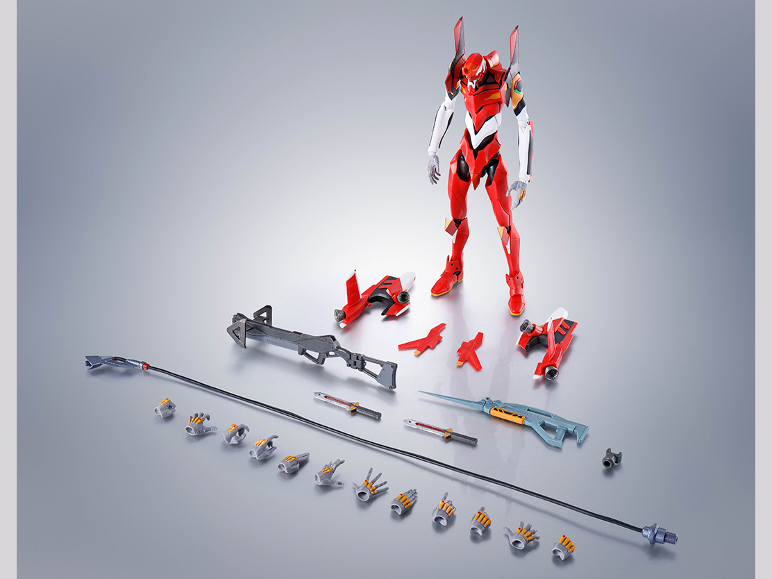 2号機特有のS型装備をはじめとしたオプションパーツが付属