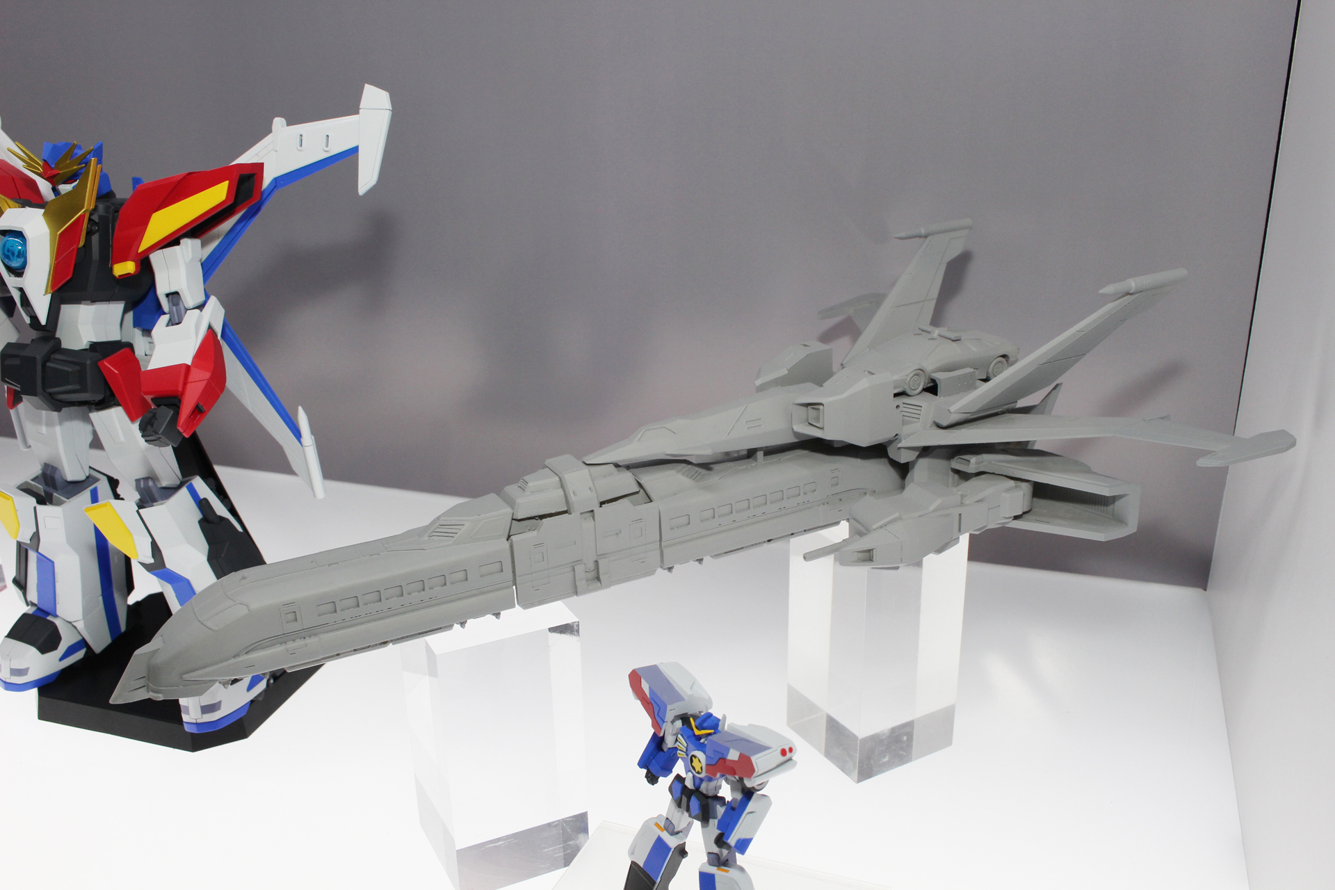 3機のもう一つの合体形態、ダ・ガーンジェット。かなりのボリュームがある