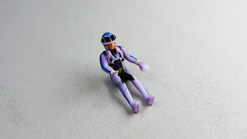 1/48スケール相当の大きさが満足度が高いですね。そして細かく塗り分けられた我らがロイ・フォッカー少佐が！