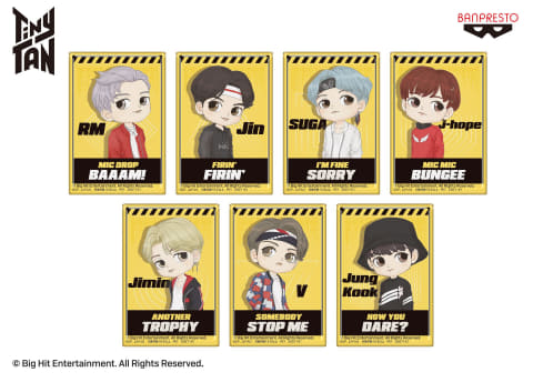 BTSのキャラクター「TinyTAN」の「一番くじ」が5月上旬発売決定