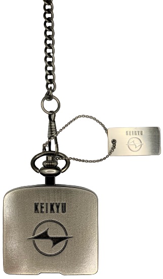 裏面には、「KEIKYU」のロゴと社紋がレーザー加工でデザインされている