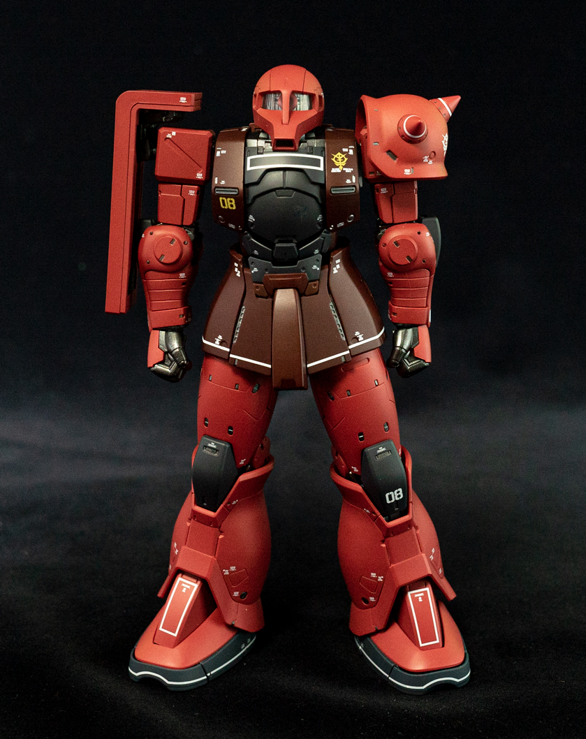 スマートで見応えがあるザクIの全身